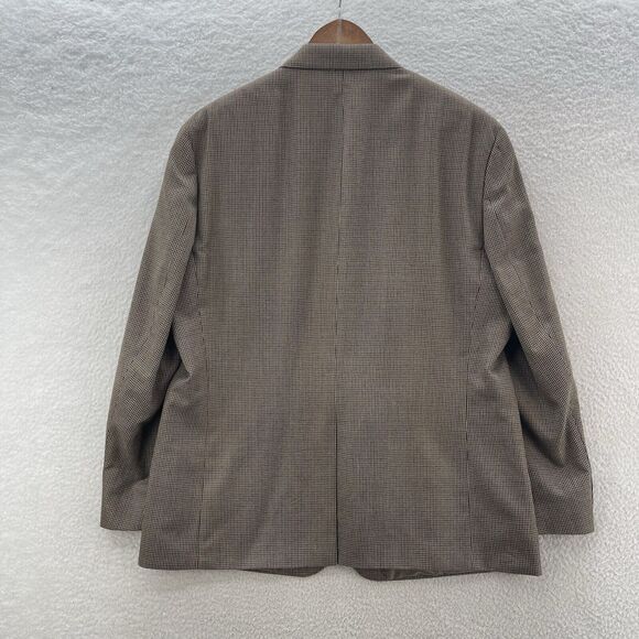 Chaps Ralph Lauren Blazer Men 46R Multicolor Polyester 2 Button Front Sport Coat - Picture 8 of 13